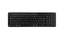 Contour Balance Keyboard zwart draadloos | Draadloos toetsenbord met Bluetooth-ontvanger | Franse lay-out | Super dun | Numeriek toetsenbord + multimedia-toetsen | thuis en op kantoor | voor Windows