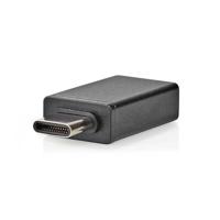 NEDIS USB Adapter | USB 3.2 Gen 1 | USB-C™ stekker | USB-A aansluiting | 5 Gbps | OTG | vernikkeld | zwart