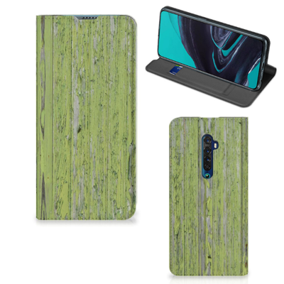 OPPO Reno2 Book Wallet Case Green Wood