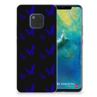 Huawei Mate 20 Pro TPU bumper Vlinder Patroon - thumbnail