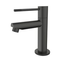 Best Design Toiletkraan Moya-Ribera Uitloop Recht 14 cm 1-hendel Gunmetal