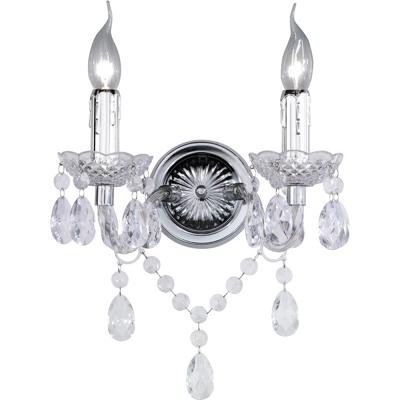 LED Wandlamp - Wandverlichting - Trion Lucy - E14 Fitting - Rond - Helder - Aluminium