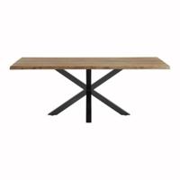 Kave Home Argo Eettafel - 220 x 100 cm - Bruin - thumbnail