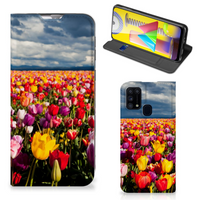 Samsung Galaxy M31 Smart Cover Tulpen