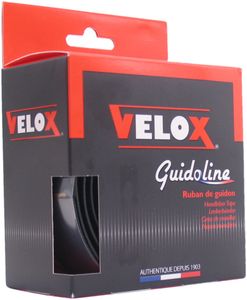 Velo Guidoline stuurlint supergrip ø3.5x3.0mm 210cm zwart