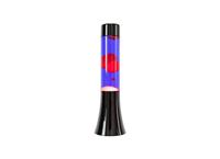 Fisura - Lavalamp. Lamp met ontspannend effect. Inclusief reservelamp. 11 cm x 11 cm x 39,5 cm. (Paars)