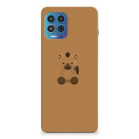 Motorola Moto G100 Telefoonhoesje met Naam Baby Hyena