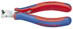 Knipex Elektronica-voorsnijtang met meer-componentengrepen 115 mm - 6402115