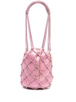 Rosantica sac seau Capri à ornements en cristal - Rose