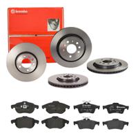 Remmenset, remschijf BREMBO, Remschijftype: Binnen geventileerd, Inbouwplaats: Achteras: , u.a. für Saab, Opel, Vauxhall - thumbnail