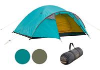 Grand Canyon Topeka 4 koepeltent voor 4 personen, ultralicht, waterdicht, kleine pakmaat, tent voor trekking, camping, outdoor, blauw gras (blauw)