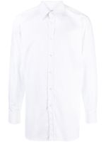 Dunhill chemise en coton à manches longues - Blanc