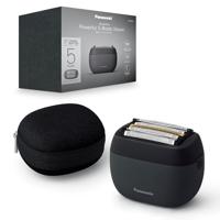 Panasonic ES-PV3B-K803 Series 900s Shaver, Wet & Dry, Elektrisch Scheerapparaat met 5 Koppen voor Mannen, Responsieve Baardsensor, USB-C, Draagtas, Mat Zwart