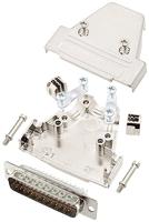 Encitech TRI-M-25-HDP44-W-K 6355-8058-03 D-SUB Stiftleisten-Set 180° Polzahl: 44 Lötkelch 1 pc(s)