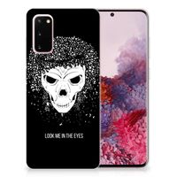 Silicone Back Case Samsung Galaxy S20 Skull Hair - thumbnail