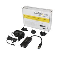 StarTech.com ST4300MINI USB 3.0 (3.1 Gen 1) Type-A 5000Mbit/s Zwart hub & concentrator - thumbnail