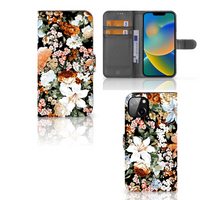 Hoesje voor iPhone 14 Plus Dark Flowers