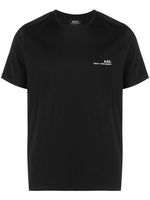 A.P.C. t-shirt à logo poitrine - Noir