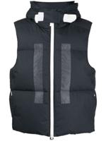Stone Island Bodywarmer met capuchon - Blauw