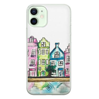 iPhone 12 mini siliconen telefoonhoesje - Amsterdam iPhone 12 mini siliconen telefoonhoesje - Amsterdam