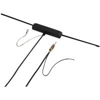 Hama Electronic Glass-Bonded Aerial VHF Reception autoantenne Raam Zwart - thumbnail