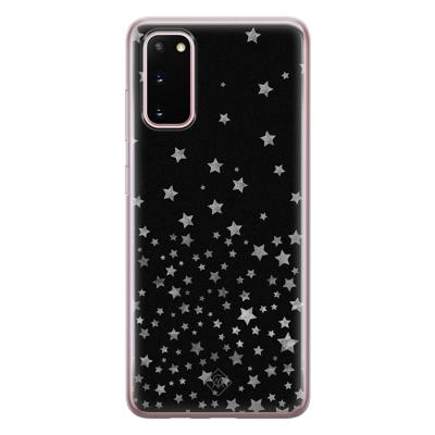 Samsung Galaxy S20 siliconen hoesje - Falling stars