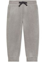 Dolce & Gabbana Kids pantalon de jogging à logo imprimé - Gris