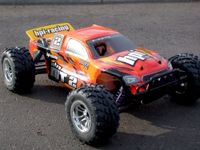 Nitro mt-1 truck painted body (org.yl/blk)