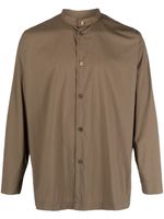 Homme Plissé Issey Miyake stand-up collar shirt - Vert