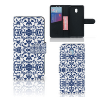 Xiaomi Redmi 8A Hoesje Flower Blue - thumbnail