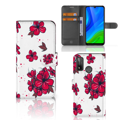 Huawei P Smart 2020 Hoesje Blossom Red Huawei P Smart 2020 Hoesje Blossom Red