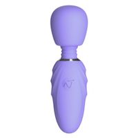 Nomi Tang - Compacte Pocket Wand Massager met 2 Opzetstukken Paars