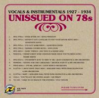 Vocals & Instrumentals 1927 - 1934 - CD (0608917459029)