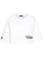 Dolce & Gabbana DGVIB3 t-shirt en coton à logo imprimé - Blanc - thumbnail