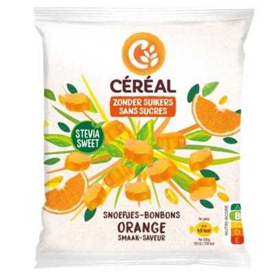 Céréal Orange Snoepjes met Stevia (120 gr) Céréal Orange Snoepjes met Stevia (120 gr)
