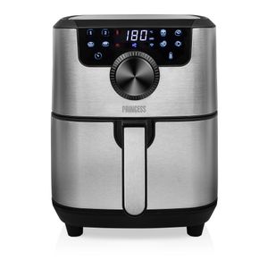 Princess 01.182037.01.001 Airfryer 1500 W Appbased, Timerfunctie Zwart, Zilver