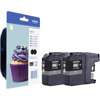 Brother Inktcartridge LC-123BK Origineel 2-pack Zwart LC123BKBP2DR - thumbnail