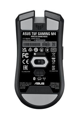 Asustek Computer TUF Gaming M4 WL Gaming-muis Radiografisch, Bluetooth Optisch Zwart 6 Toetsen 12000 dpi