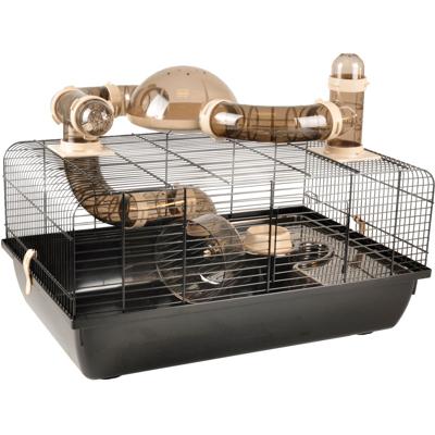 Hamsterkooi Figo 58 x 38 x 40 cm Flamingo Zwart