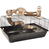 Hamsterkooi Figo 58 x 38 x 40 cm Flamingo Zwart