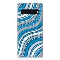 Google Pixel 6 Pro TPU bumper Waves Blue - thumbnail