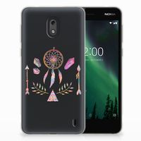 Nokia 2 Telefoonhoesje met Naam Boho Dreamcatcher