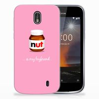 Nokia 1 Siliconen Case Nut Boyfriend - thumbnail