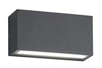 Trio Leuchten Trent 226960242 Led-Wandlamp, Aluminium, 10 Watt, Antraciet