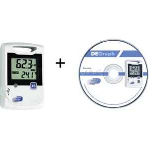 Dostmann Electronic 5005-1002 LOG20 Set Multidatalogger Te meten grootheid Temperatuur, Vochtigheid -30 tot 60 °C 0 tot 99 % Hrel