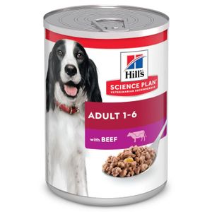 Hill&apos;s Science Plan Hond Adult Natvoer Rund 12 x 370g blik