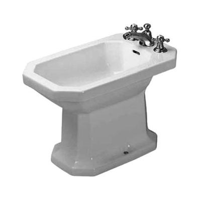 Duravit 1930 staand bidet met kraangat, overloop en antibacteriële behandeling 36 x 58,5 x 34,5 cm, wit Duravit 1930 staand bidet met kraangat, overloop en antibacteriële behandeling 36 x 58,5 x 34,5 cm, wit