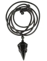 Edelsteen Hanger Obsidiaan Facet Kegel