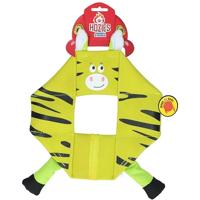 Hozies Sammy Stripes Octagon Hondenspeelgoed, extra sterk hondenknuffeldier voor puppy's, hondenspeelgoedtouw, zacht piepend op het water