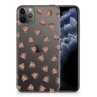 TPU bumper voor Apple iPhone 11 Pro Max Poep Emojis